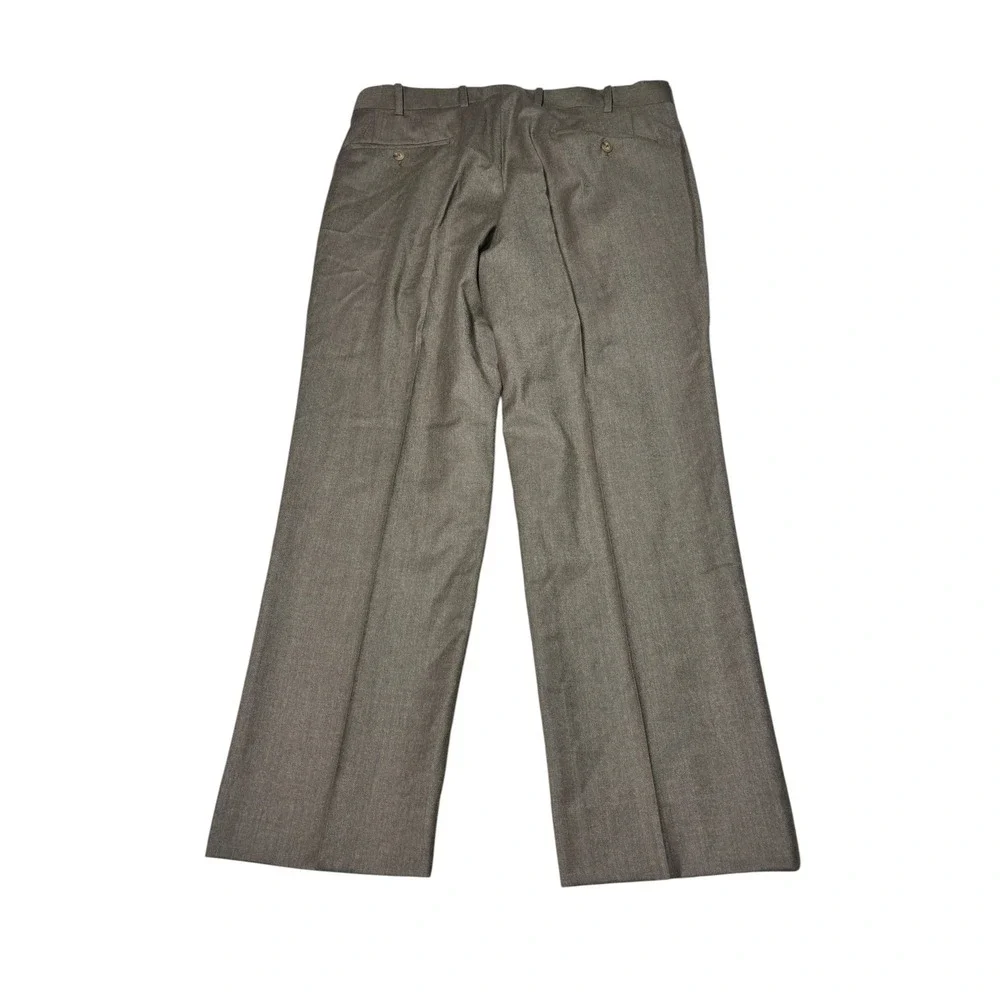 JWN Men 32W L28 Wool Cashmere Dress Pants Grey Traditional Fit Italy JW392183 MN